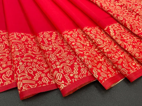 RED_PURE_BANARASI_SAREE